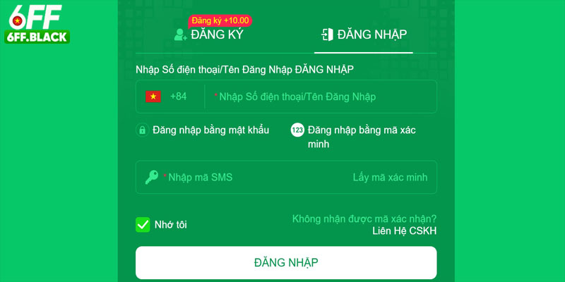 Giao diện đăng nhập tương thích tốt trên mọi thiết bị