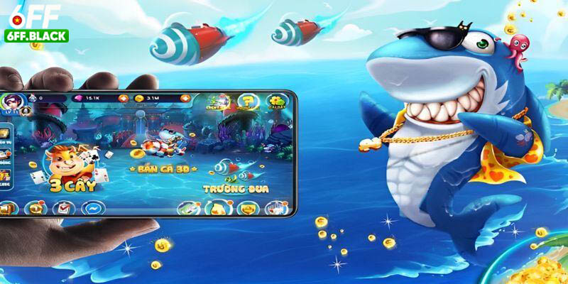 Giao diện sống động trong game bắn cá hấp dẫn