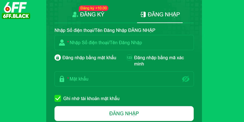 Quy trình đăng nhập nền tảng
